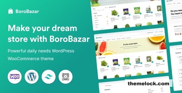BoroBazar v1.3.6 – Grocery Store WooCommerce WordPress theme