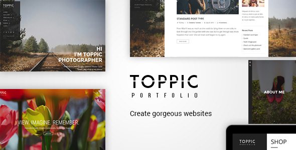 TopPic v4.2 – Portfolio Photography Theme