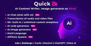 QuickAI OpenAI - AI Writing Assistant and Content Creator as SaaS