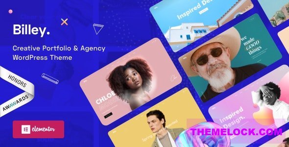 Billey v1.7.3 – Creative Portfolio & Agency WordPress Theme